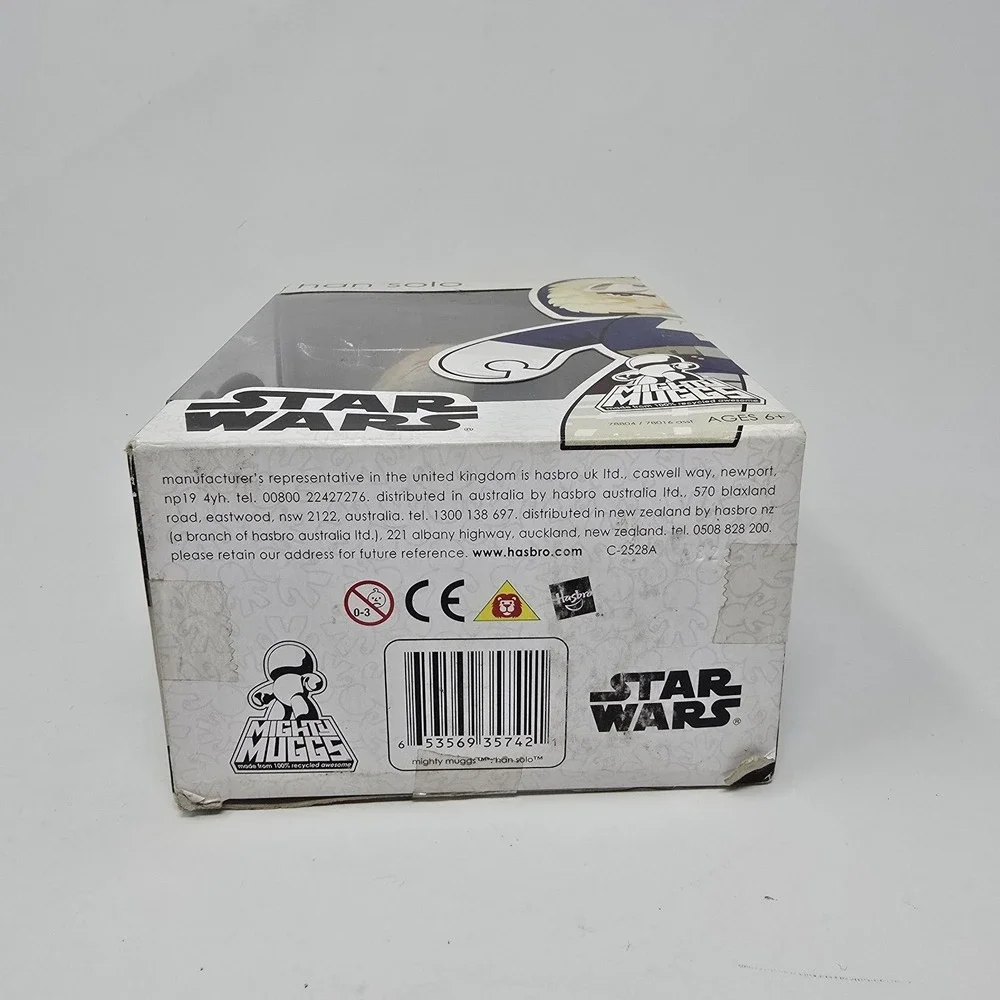 Star Wars Mighty Muggs Han Solo Hoth w/ Blaster‎ Figure 2007 Lucasfilm